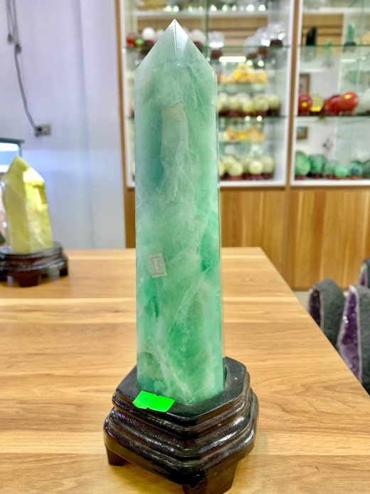 bi cầu đá Fluorit xanh