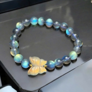 vòng tay đá Labradorite xà của mix charm