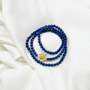 vòng tay đá Lapis Lazuli mix charm