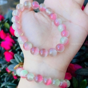 vòng tay đá selenite thạch cao