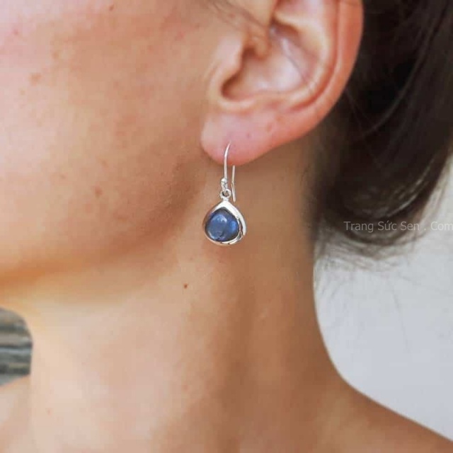 hoa tai đá labradorite