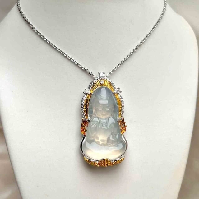 Dây chuyền đá chalcedony