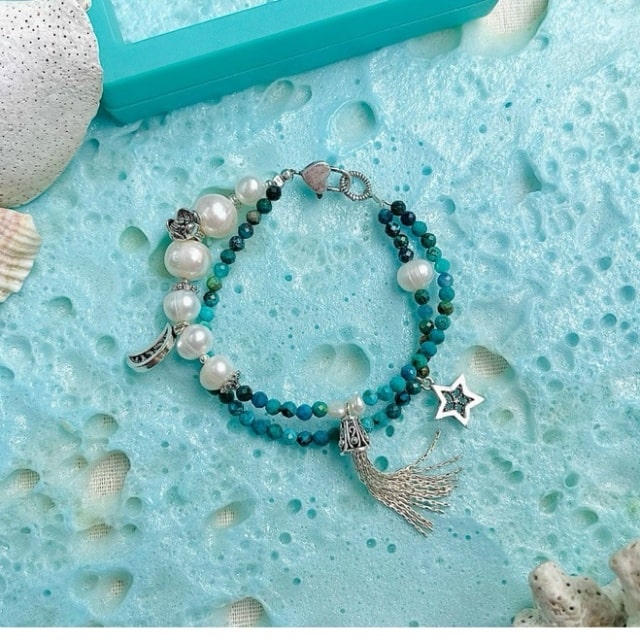 Lắc tay đá turquoise